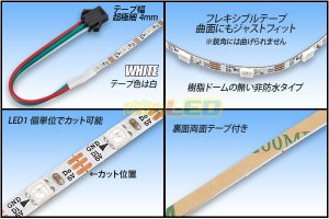 安い テープled側面発光 超極細 防水